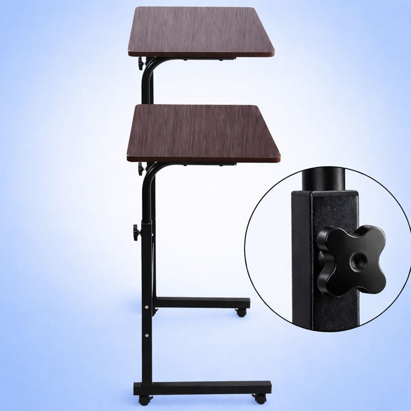 ADJUSTABLE WOOD SIDE TABLE