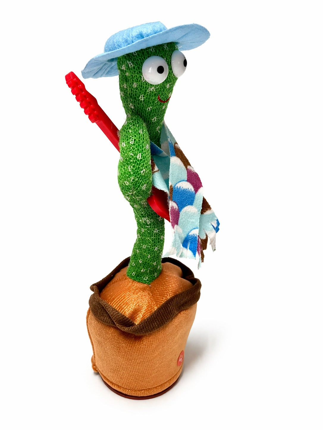 Dancing Musical Cactus Toy with Guitar – Talking & Singing Plush Interactive Toy for Kids