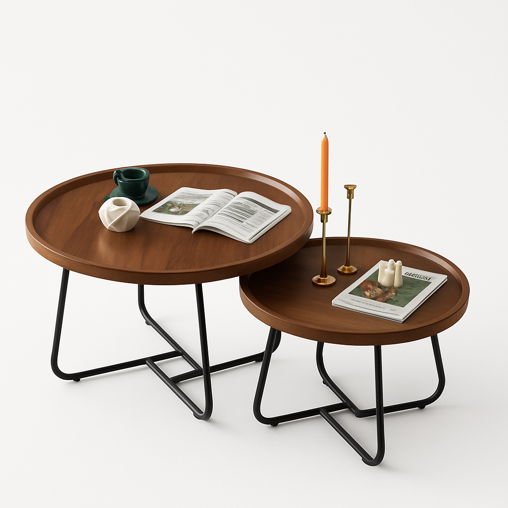 MODERN NESTING SIDE TABLE SET