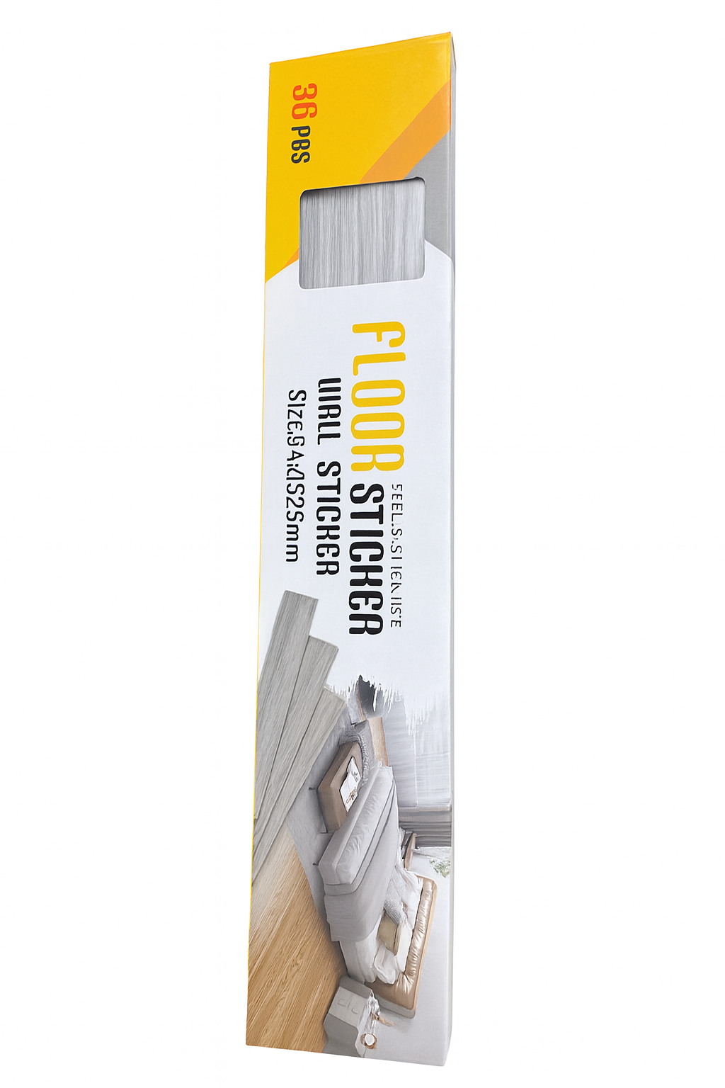 SELF-ADHESIVE WOOD LOOK FLOOR STICKERS – EASY DIY HOME FLOORING (36 PCS)