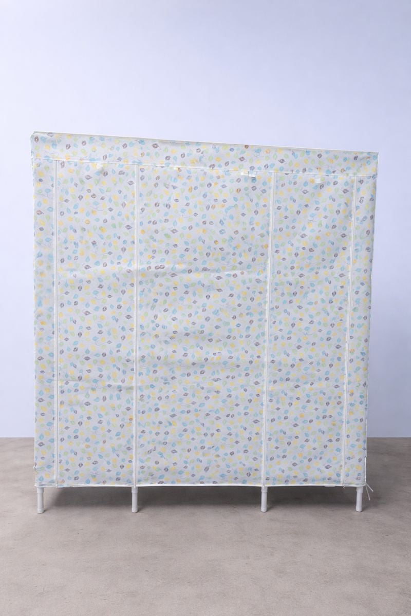 PORTABLE FABRIC WARDROBE WITH COVER  Description: