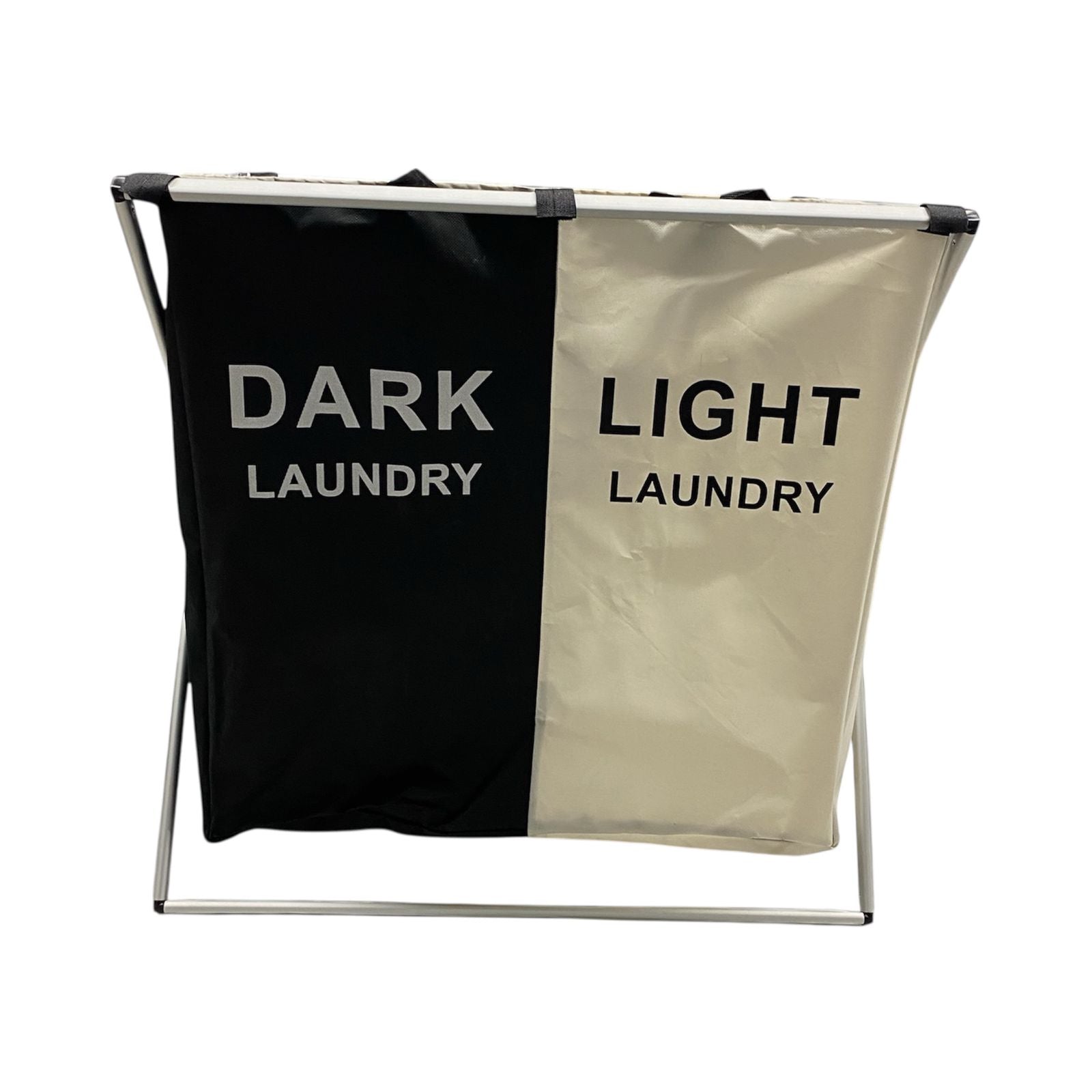DUAL COMPARTMENT LAUNDRY SORTER HAMPER