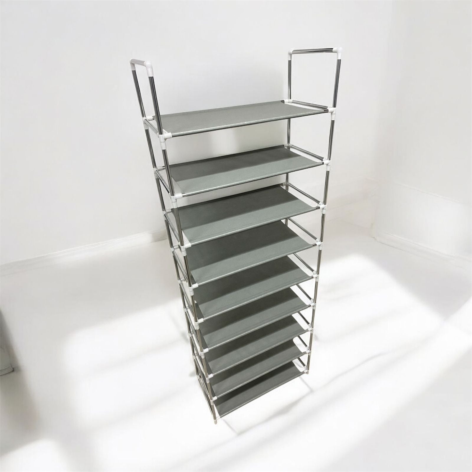 MULTI-TIER ROLLING SHOE STORAGE RACK