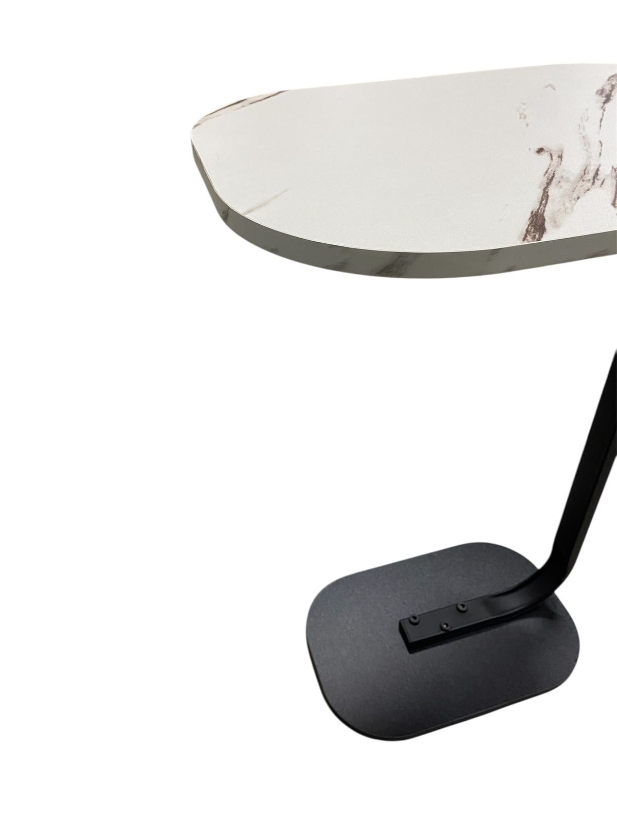 MODERN WHITE MARBLE SIDE TABLE