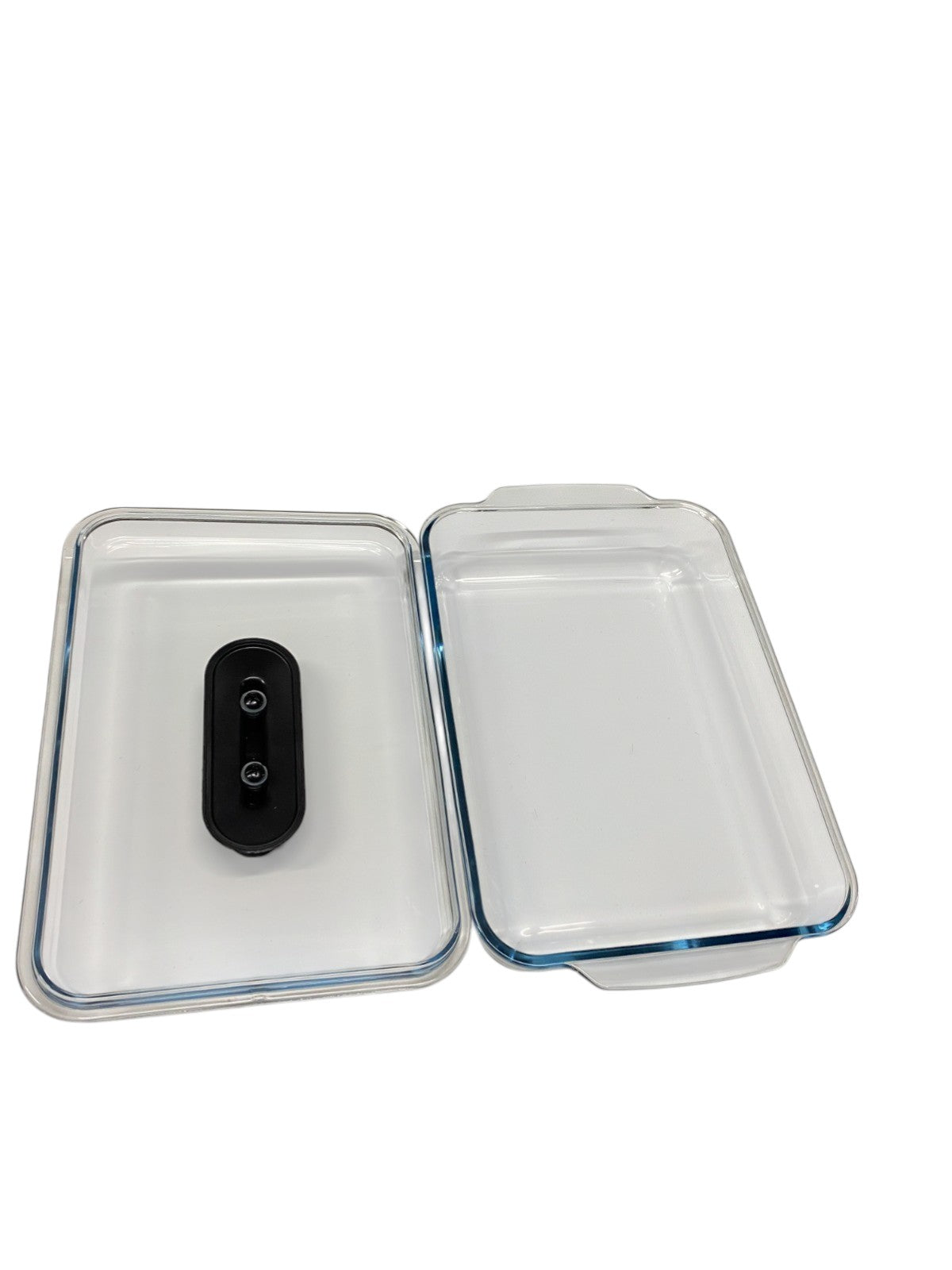 RECTANGULAR TEMPERED GLASS CASSEROLE DISH WITH LID