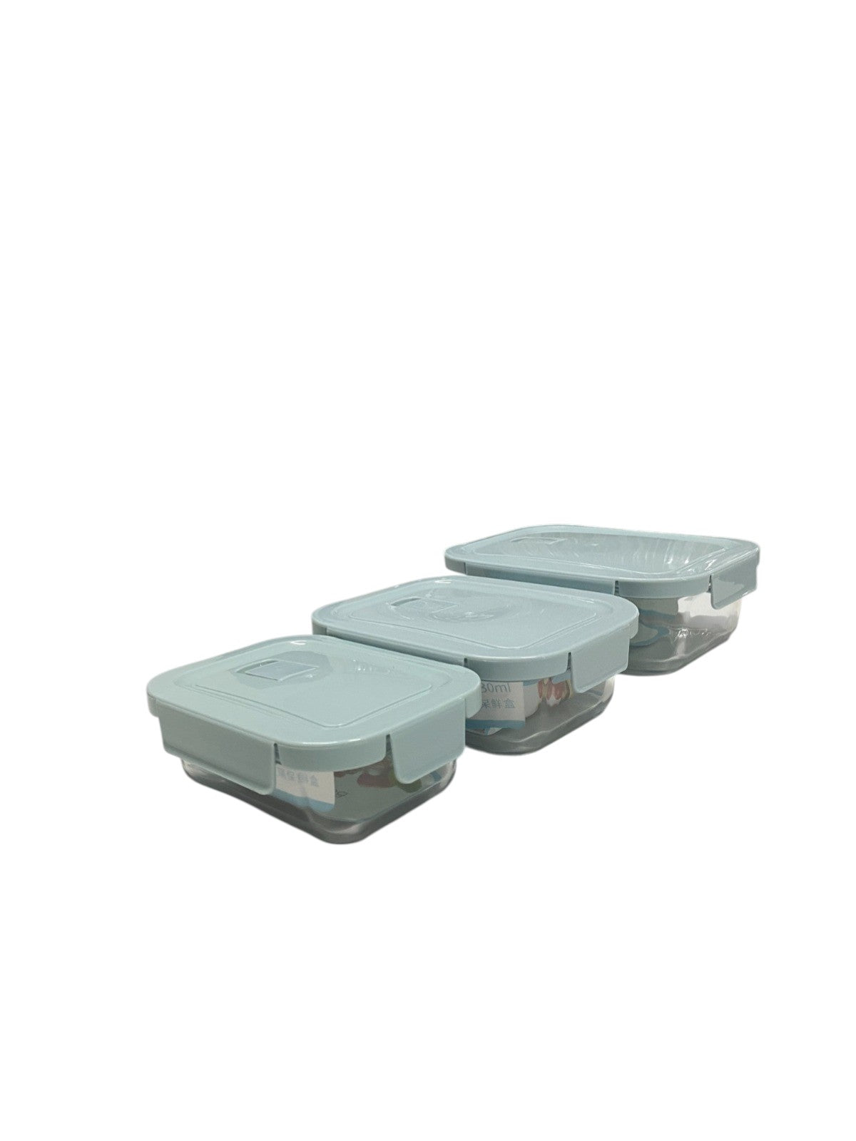 3 PIECE AIRTIGHT FOOD STORAGE CONTAINER SET WITH LOCKING LIDS – BPA FREE STACKABLE KITCHEN STORAGE