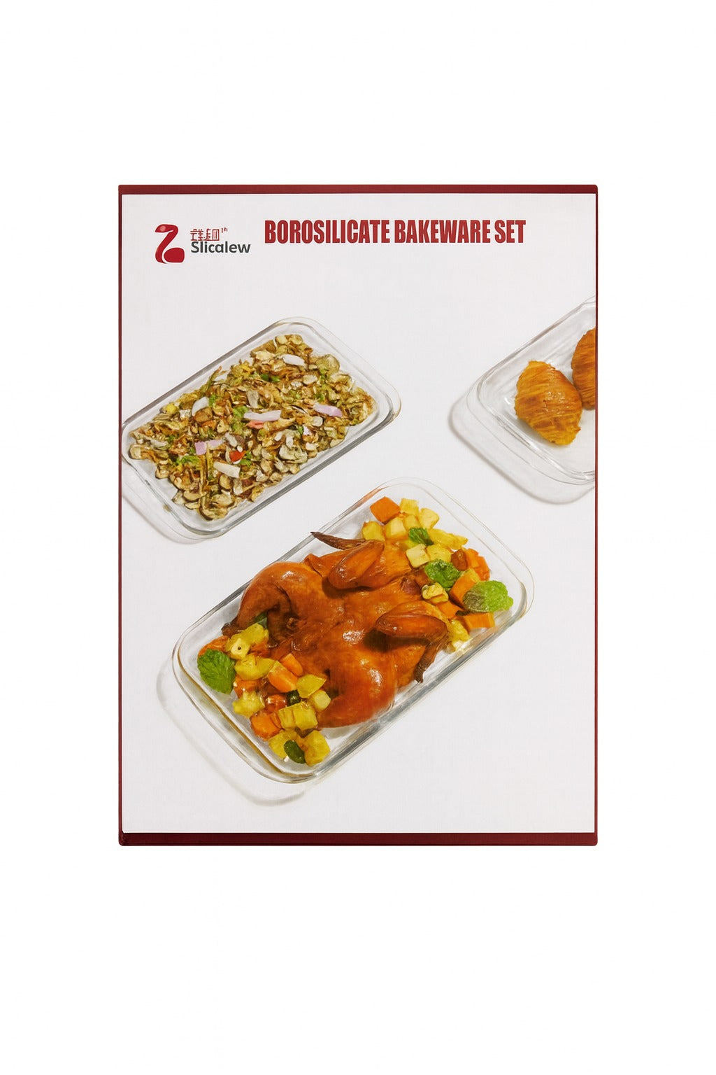 BOROSILICATE GLASS BAKEWARE SET – HEAT RESISTANT OVEN DISHES