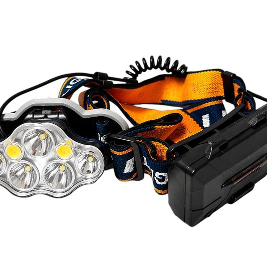 Rechargeable LED Headlamp with Adjustable Strap – High-Power Multi-Mode Headlight for Outdoor & Work Use