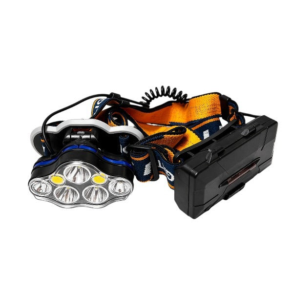 Rechargeable LED Headlamp with Adjustable Strap – High-Power Multi-Mode Headlight for Outdoor & Work Use