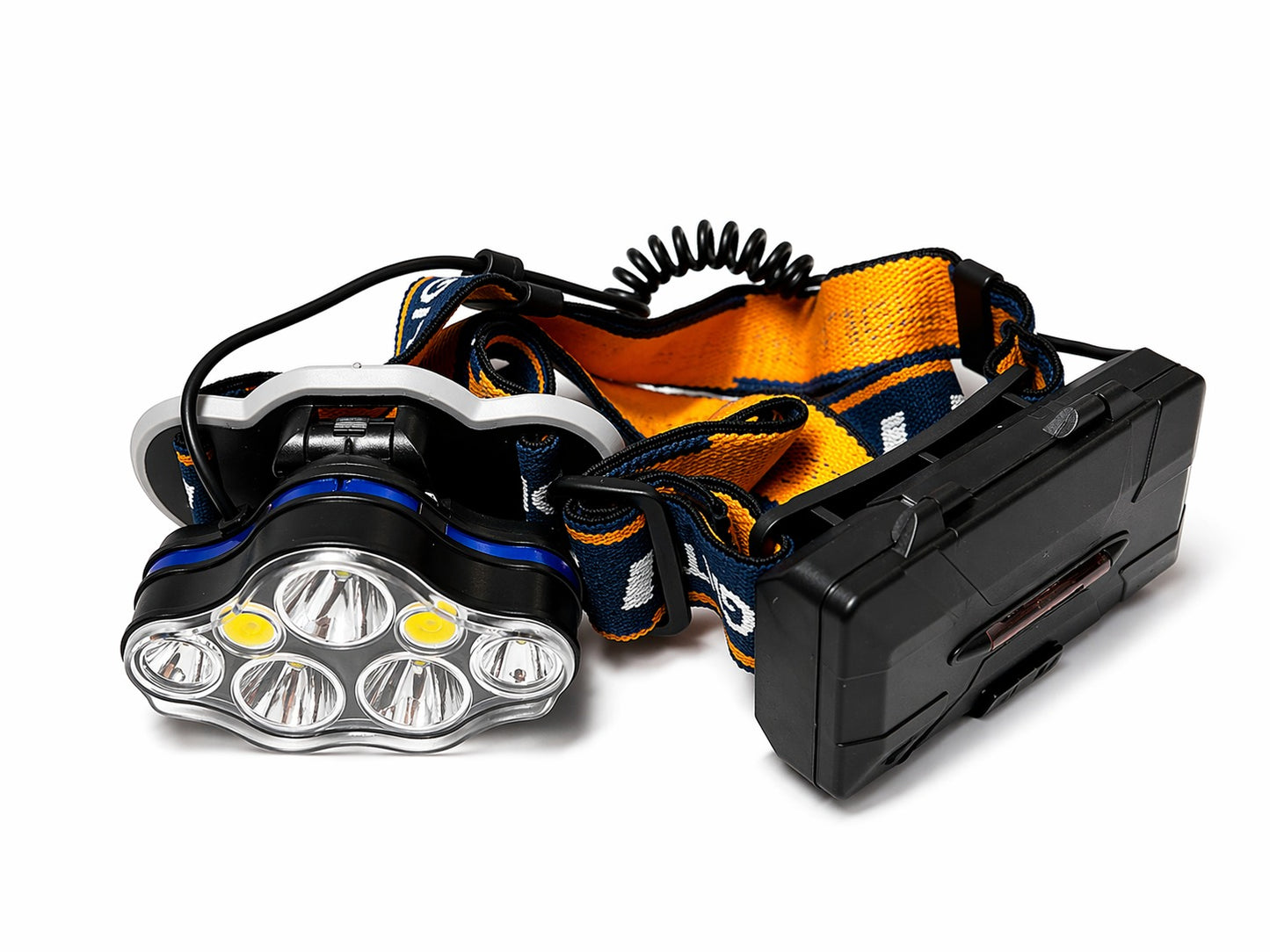 Rechargeable LED Headlamp with Adjustable Strap – High-Power Multi-Mode Headlight for Outdoor & Work Use